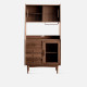 NADINE Cupboard L85, Natural Walnut NADINE Cupboard L85, Natural Walnut