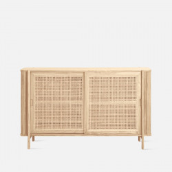 SEN RATTAN Sideboard L160, White Wash 