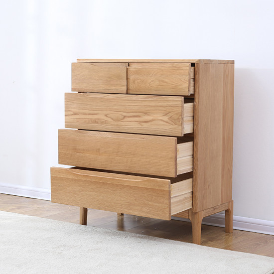 [SALE] DANA Chest of Drawers W80, Walnut