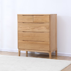 [SALE] DANA Chest of Drawers W80, Oak