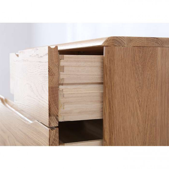 [SALE] DANA Chest of Drawers 6D, W125, Oak