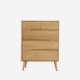 ZIPLINE Chest of Drawers, W70, Oak [SALE]