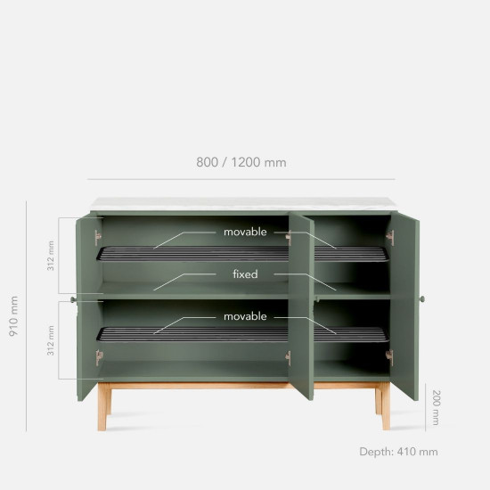 Maburu Console L120, Blue Maburu Console L120, Blue