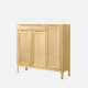 DANA Shoe Cabinet, 3-Door, Oak