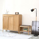 DANA Shoe Cabinet, 3-Door, Oak [SALE]
