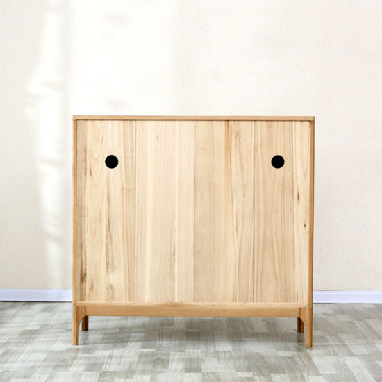 DANA Shoe Cabinet, 3-Door, Walnut [SALE]