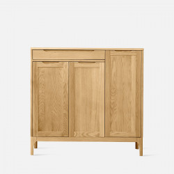 DANA Shoe Cabinet, 3-Door, Oak [SALE]