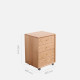 DOLCH Drawers with wheels, Oak DOLCH Drawers with wheels, Oak