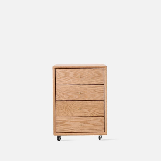 DOLCH Drawers with wheels, Oak DOLCH Drawers with wheels, Oak