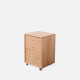 DOLCH Drawers with wheels, Oak DOLCH Drawers with wheels, Oak