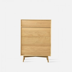 NOR Chest of Drawers, W850, Oak