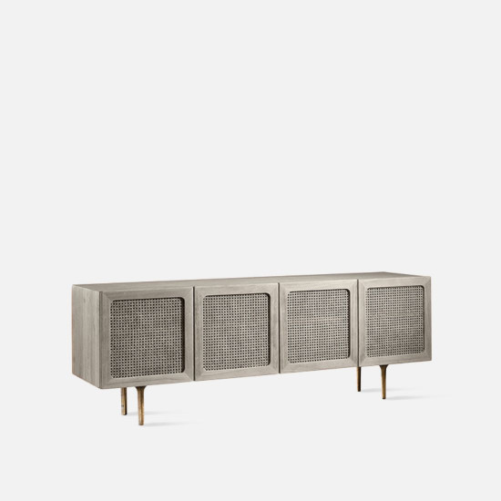 OAKI Rattan TV Cabinet, L180 OAKI Rattan TV Cabinet, L180