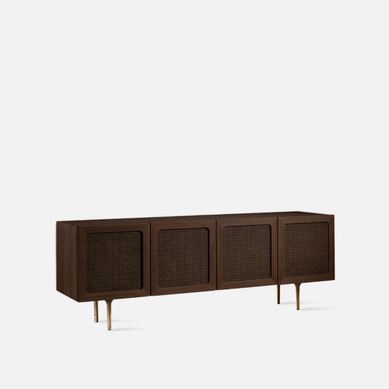 OAKI Rattan TV Cabinet, L180 OAKI Rattan TV Cabinet, L180