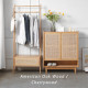 DOLCH Rattan Shoe Cabinet, Oak/Cherrywood DOLCH Rattan Shoe Cabinet, Oak/Cherrywood