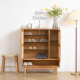 DOLCH Rattan Shoe Cabinet, Oak/Cherrywood DOLCH Rattan Shoe Cabinet, Oak/Cherrywood