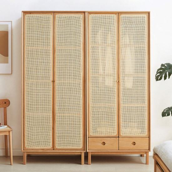 ELGIN Rattan Wardrobe, Combined ELGIN Rattan Wardrobe, Combined