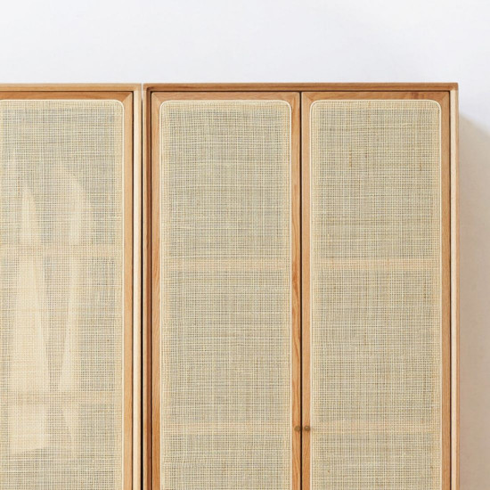 ELGIN Rattan Wardrobe, Combined ELGIN Rattan Wardrobe, Combined