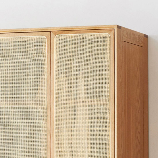 ELGIN Rattan Wardrobe, Combined ELGIN Rattan Wardrobe, Combined