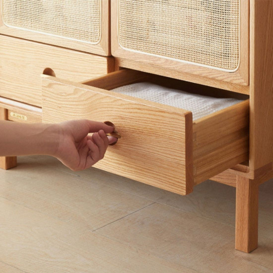 ELGIN Rattan Wardrobe, Combined ELGIN Rattan Wardrobe, Combined