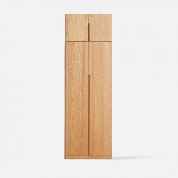 [SALE] KIKO Wardrobe, 2 doors with top, L80