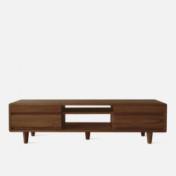 [Sale] Double Dip TV Board, Walnut