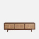 SEN RATTAN TV Cabinet L180, Dark Walnut V.2 [SALE]