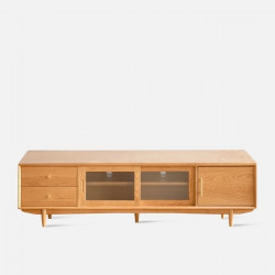 [SALE] NADINE TV Cabinet, Cherry Wood L200