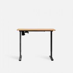 RENZ Adjustable Work Desk, Black Legs, L115, L135