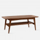 Breeze Coffee Table, Walnut Breeze Coffee Table, Walnut