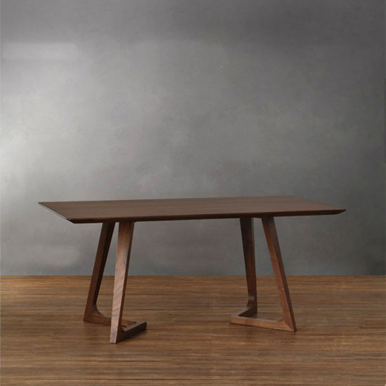 Horn Table L120-180, Walnut