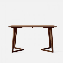 Horn Table L120-180, Walnut