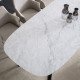 NOVA Marble Table V2, White, L160 [Display]