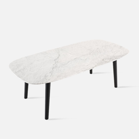 NOVA Marble Table V2, White, L140 - L240