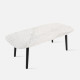 NOVA Marble Table V2, White, L140 - L240