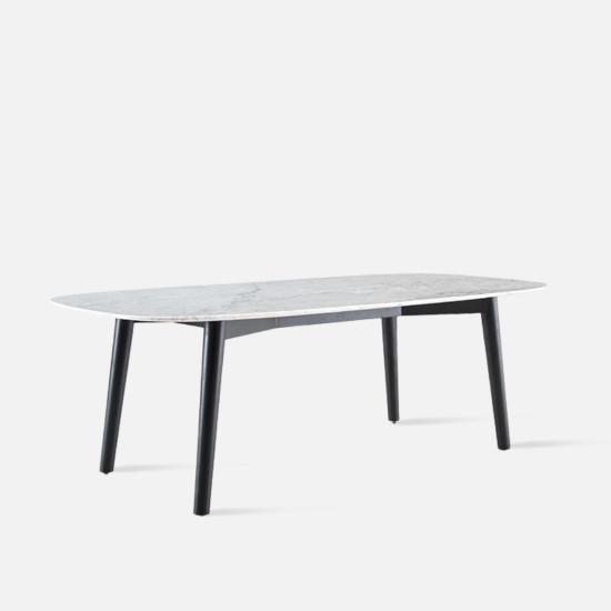 NOVA Marble Table V2, White, L140 - L240