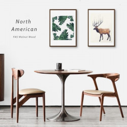 DANDY Horn Chair, Natural Walnut