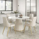 LOGAN Sintered Marble Table, D120-130 LOGAN Sintered Marble Table, D120-130