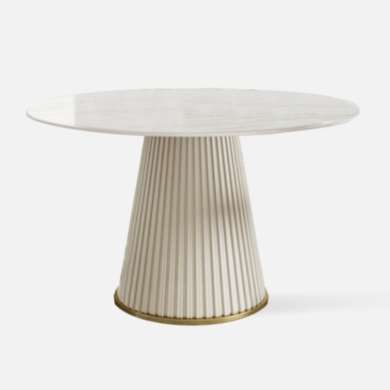 LOGAN Sintered Marble Table, D120-130 LOGAN Sintered Marble Table, D120-130