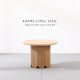 ADAMS Coffee Round Table, Oak, D80 ADAMS Coffee Round Table, Oak, D80