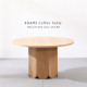 ADAMS Coffee Round Table, Oak, D80 ADAMS Coffee Round Table, Oak, D80