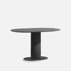 ADAMS Oval Table, Black