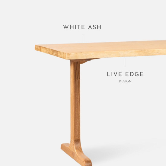 Live Edge Table, Walnut Brown Live Edge Table, Walnut Brown