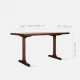 Live Edge Table, Walnut Brown Live Edge Table, Walnut Brown