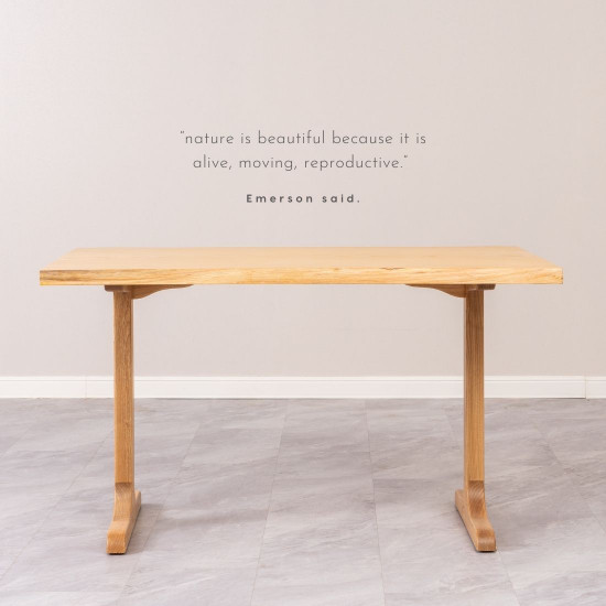 Live Edge Table, Natural Ash | L130, L150 [In-Stock, SG] 