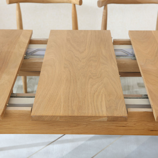 Shima Extendable Table, Oak Shima Extendable Table, Oak