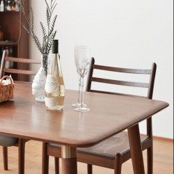 DANDY Dining Table, Natural Walnut I