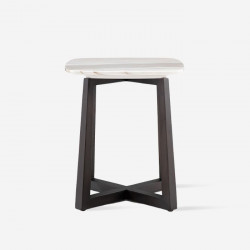 NOVA Square Marble Coffee Table, Black [Display]