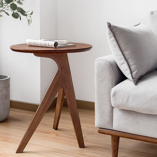 SANA Side Table, Walnut